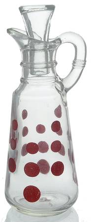 Red Dots Cruet & Stopper