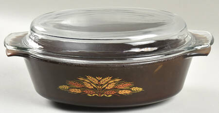 Autumn Glory 2 Quart Round Covered Casserole