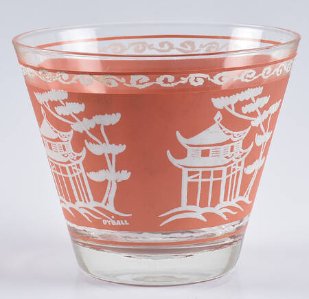 Pagoda Coral Ice Bucket