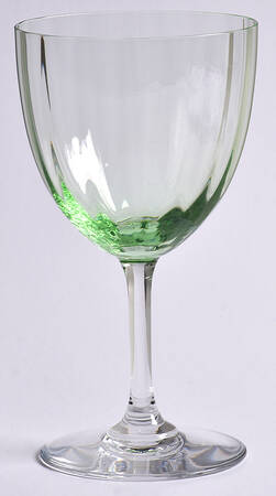 Aquarelle Green White Wine Glass by Baccarat