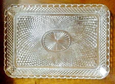 BAC1 (Pressed) Rectangular Vanity Tray