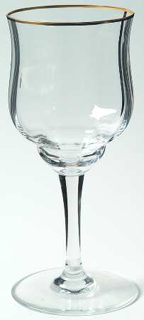 Capri Gold Tall Water Goblet