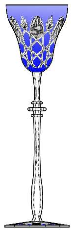 Czar (Tsar) Blue by Baccarat