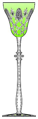 Czar (Tsar) Chartreuse by Baccarat