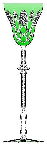 Czar (Tsar) Green by Baccarat