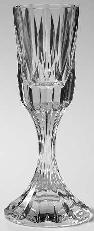 D'Assas (Cut) 6" Single Light Candlestick