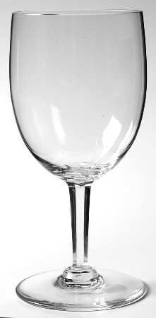 Francois Villon Tall Water Goblet by Baccarat