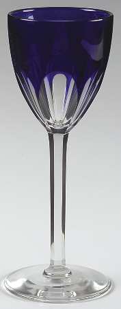 Genova (Cut) Blue Rhine Wine by Baccarat