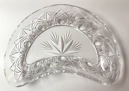 Lagny Clear Crescent Salad Plate