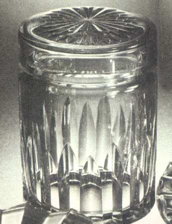 Lorraine Cigarette Jar & Lid