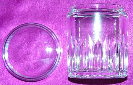 Lorraine Cigarette Jar & Lid