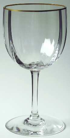 Montaigne Optic Gold Tall Water Goblet