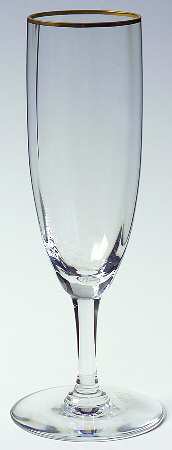 Montaigne Optic Gold Fluted Champagne