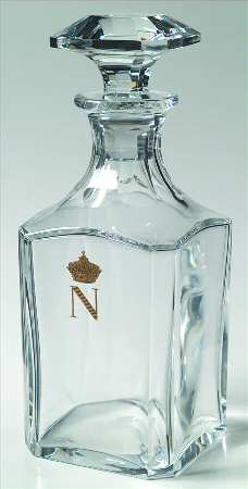 Napoleon (No Leaves) Whiskey Decanter & Stopper