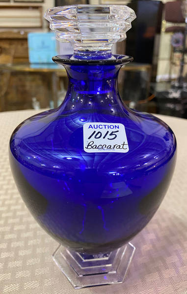 Orsay Cobalt Blue Decanter & Stopper
