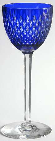 Paris (Cut) Cobalt Blue Rhine Wine