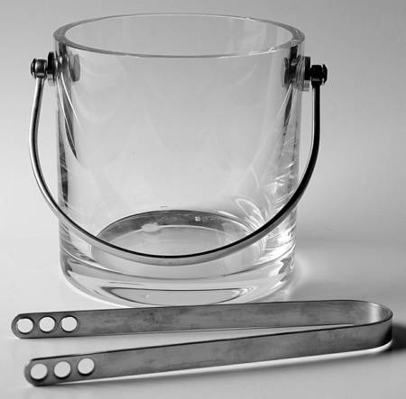 Perfection Ice Bucket with Detachable Handle and Tongs