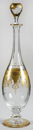Prestige (Gold Encrusted) Decanter & Stopper