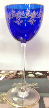 Recamier Cobalt Blue Rhine Wine