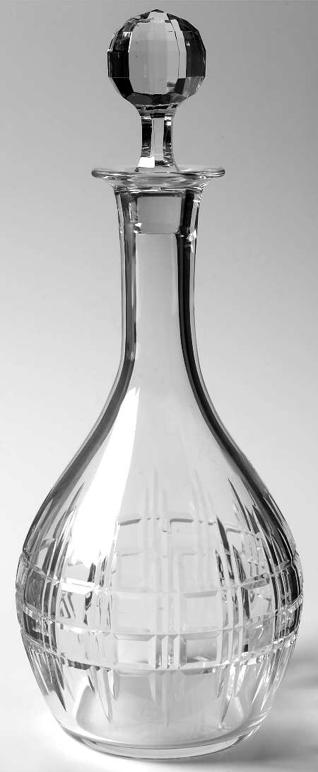 Turin (Cut) Decanter & Stopper