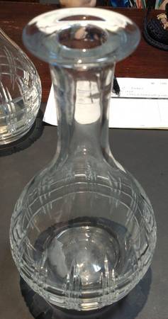 Turin (Cut) Decanter & Stopper