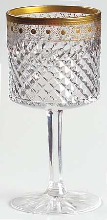 Palais (Gold Trim) Wine Glass