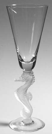 Sea Horse Fluted Champagne