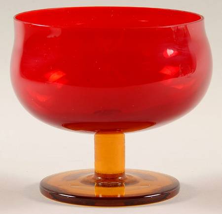 Capers Ruby and Brown Champagne/Tall Sherbet