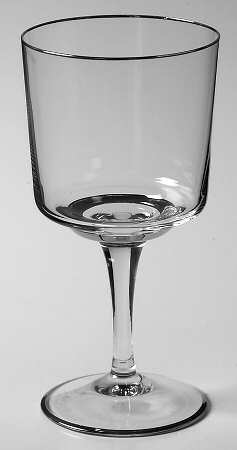 Chateau D'Argent (Platinum) Wine Glass