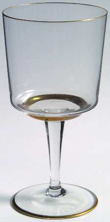 Chateau D'Or (Gold Trim) Wine Glass