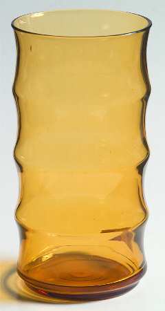 Chromatics Gold Brown Highball Glass