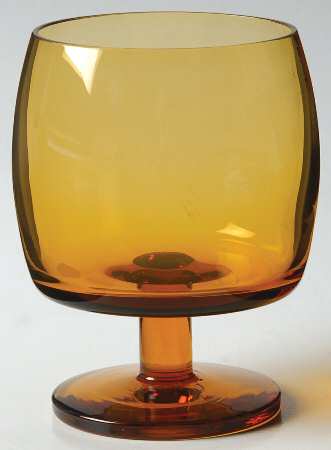 Chromatics Gold Brown Wine Glass