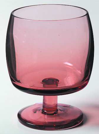 Chromatics Red Lavender Wine Glass