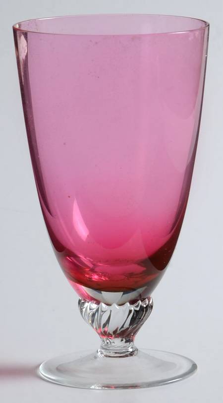 Lisa Cranberry (Non Optic) Juice Glass