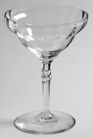 325 Clear (Narrow Optic) Champagne/Tall Sherbet