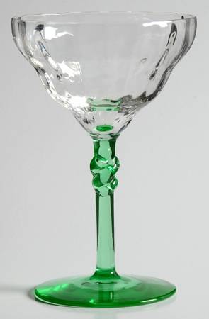 325 Green (Green Stem, Block Optic) Liquor Cocktail