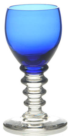 555 Blue Cordial Glass