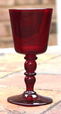 638 Ruby Cordial Glass