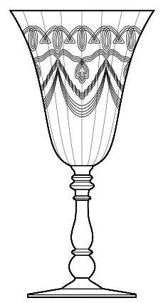 854-2 (Clear) Water Goblet