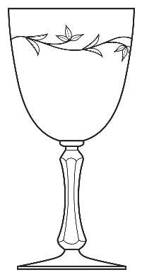 866-3 Water Goblet