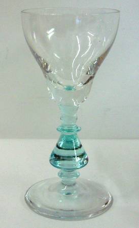 894 Blue (Blue Stem) Cordial Glass