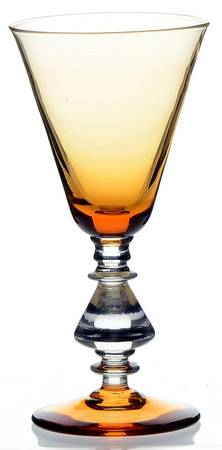 896 Amber Wine Glass