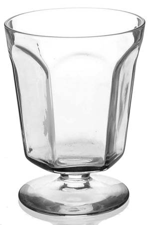 Antique Clear Footed Tumbler