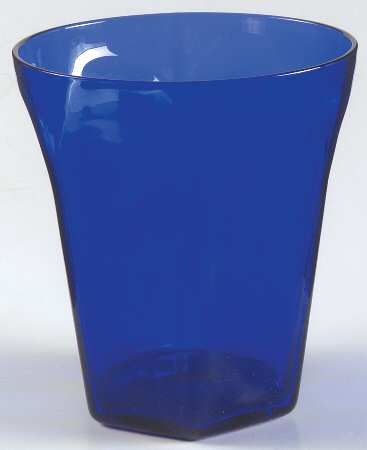 Antique Cobalt Blue Double Old Fashioned