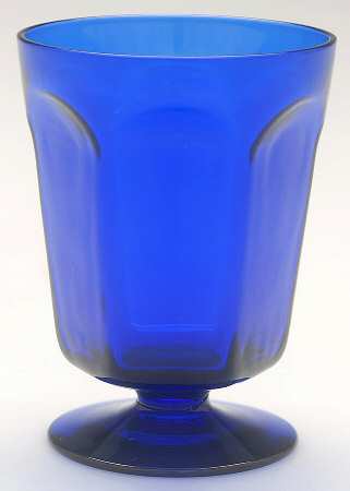 Antique Cobalt Blue Footed Open Sugar