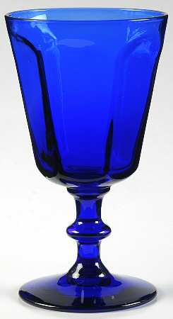 Antique Cobalt Blue Wine Glass