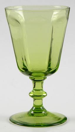 Antique Green Wine Glass