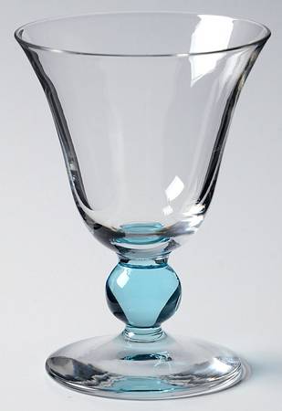Apollo Cerulean (Blue Stem) Wine Glass