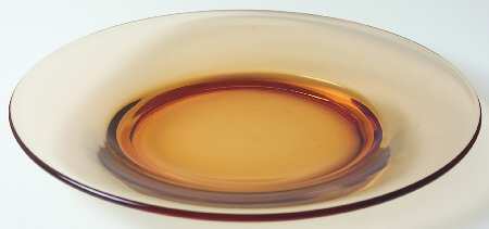 Aquarius Amber Luncheon Plate