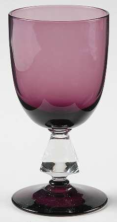 Aquarius Amethyst Wine Glass